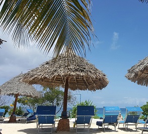 My Blue Hotel - sunbeds 